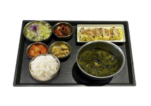 계란말이미역국반상