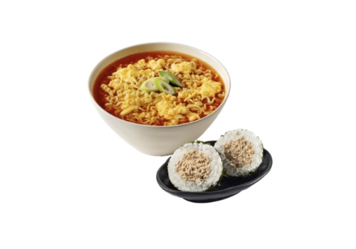 참치주먹밥 라면세트