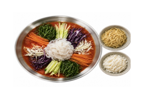 포항식한치물회