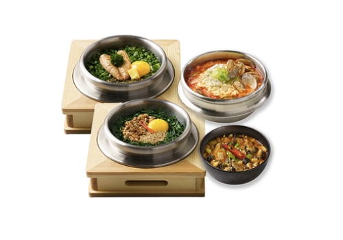 명란, 우렁강된장, 순두부찌개