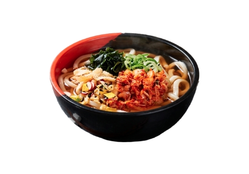 얼큰김치우동