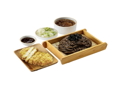 판 메밀 남산돈까스 정식